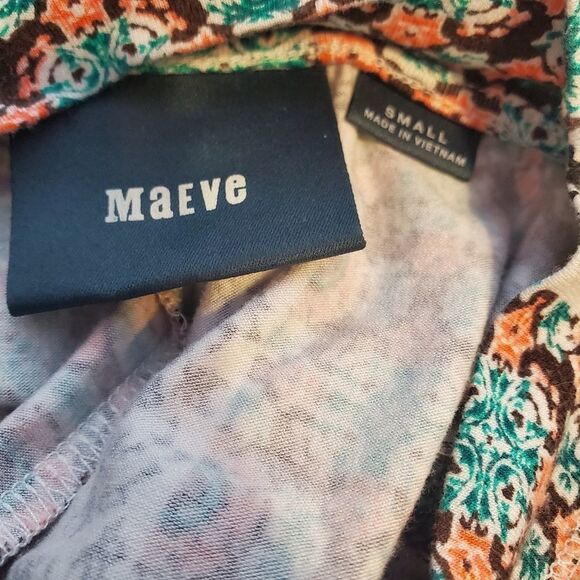 Maeve Lilt Swing Dress High Neck Print Mini Small - Picture 4 of 4